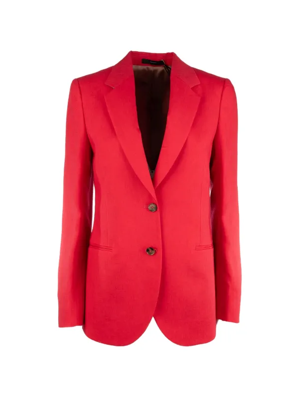 Paul Smith Button Jacket in Red