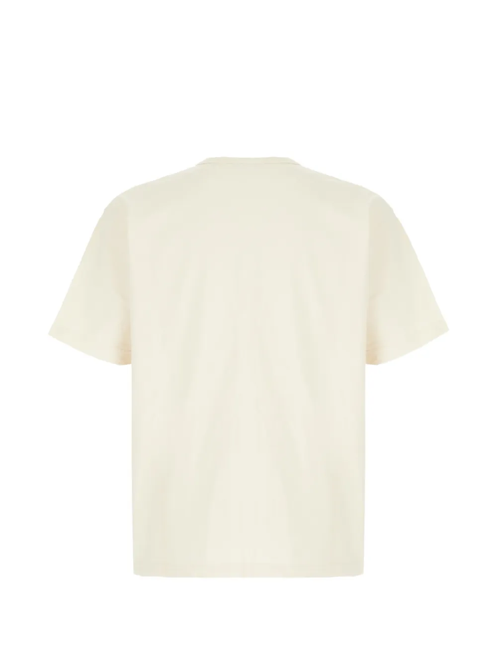Stone Island T-shirt met logopatch Beige