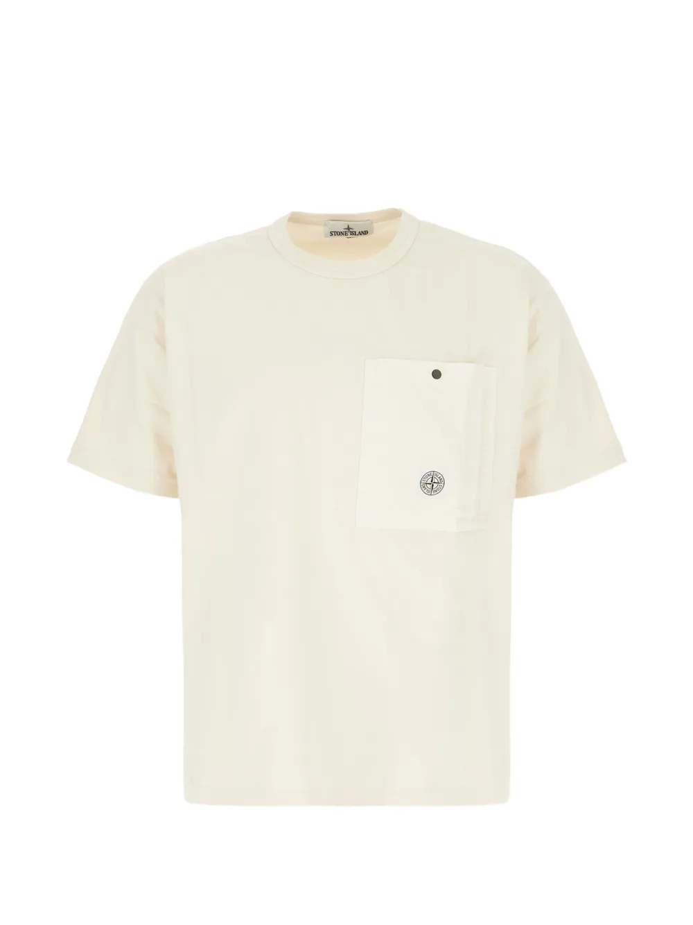 Stone Island logo-patch pocket T-shirt - Toni neutri