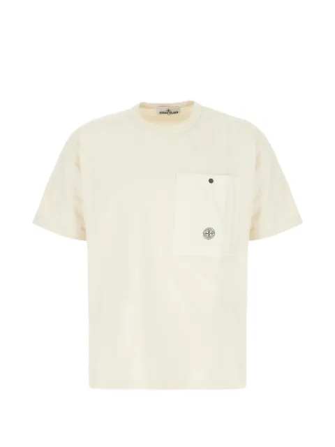 Stone Island logo-patch pocket T-shirt