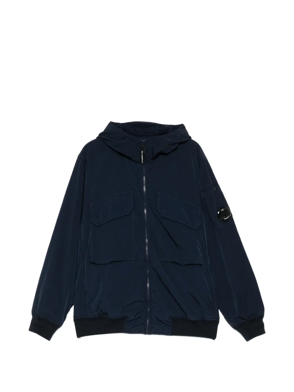 C.P. Company Kids Chrome-R Lens hooded jacket - Blu