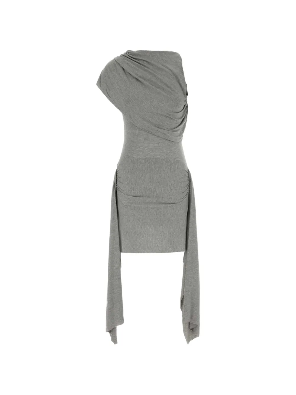 Gimaguas Annika draped midi dress - Grigio