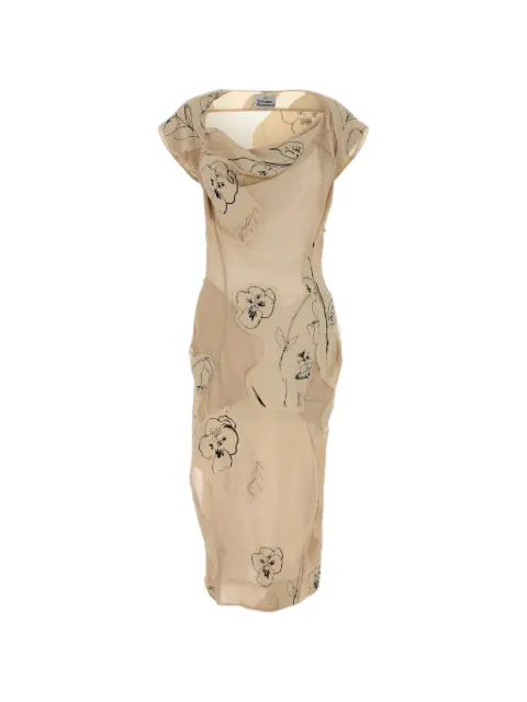 Vivienne Westwood vestido midi Ionian