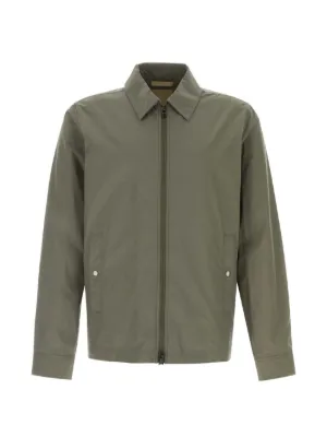 Jil Sander ジップアップ シャツジャケット | グリーン | FARFETCH JP