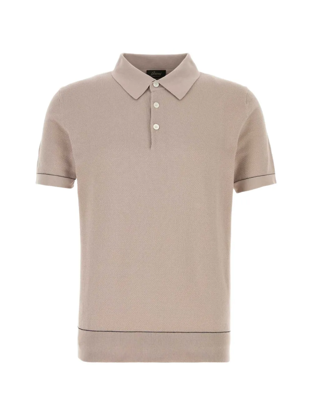 Brioni half-button polo shirt - Rosa