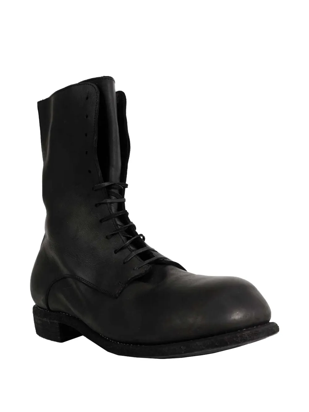 Guidi Big Daddy leren enkellaarzen Zwart