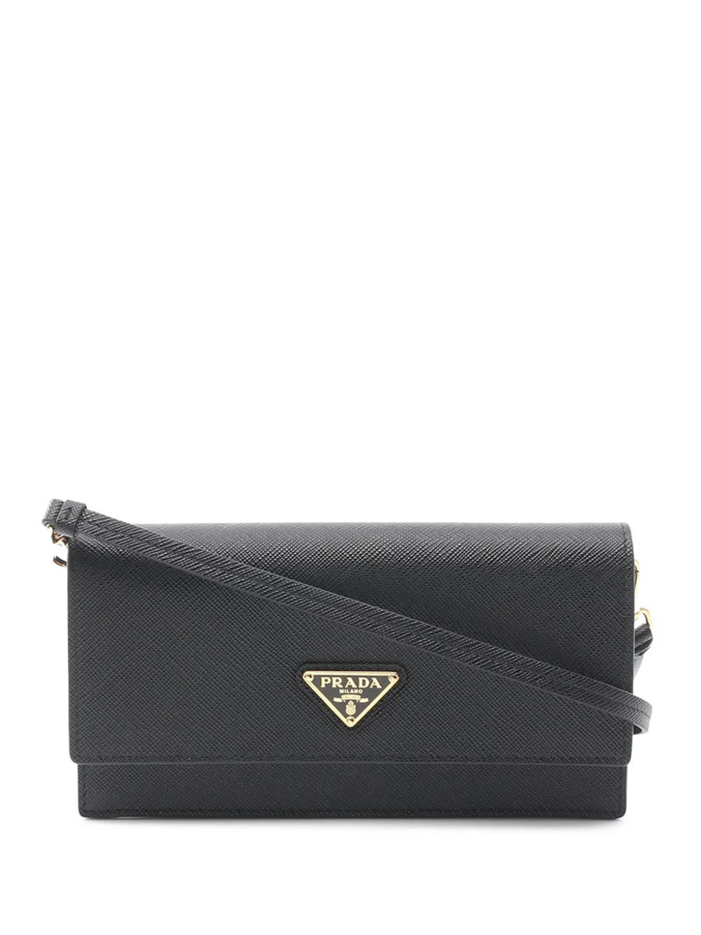 Prada Pre-Owned 2013-2026 Saffiano crossbody bag - Nero