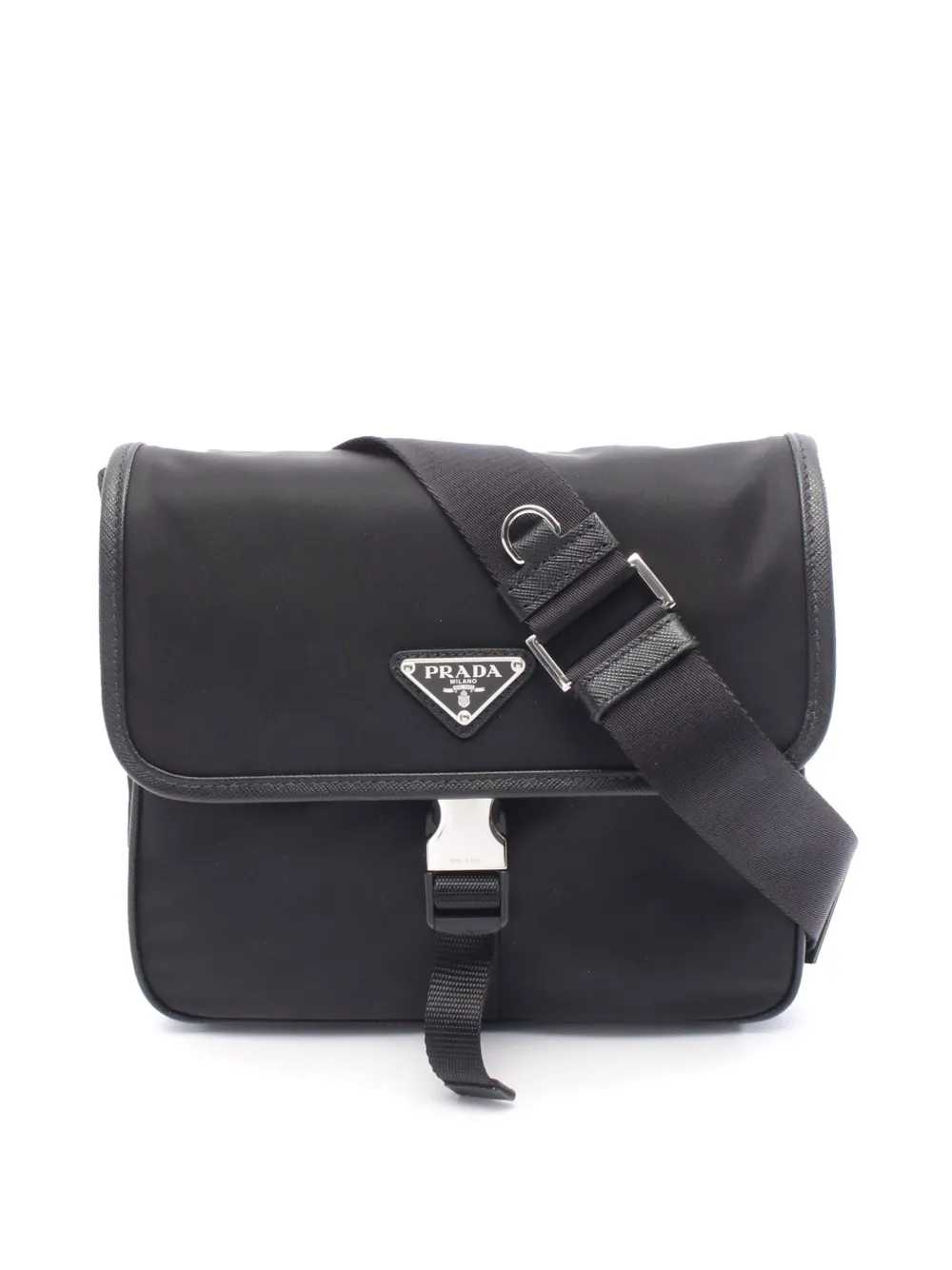 Prada Pre-Owned 2013-2026 Tessuto crossbody bag - Nero