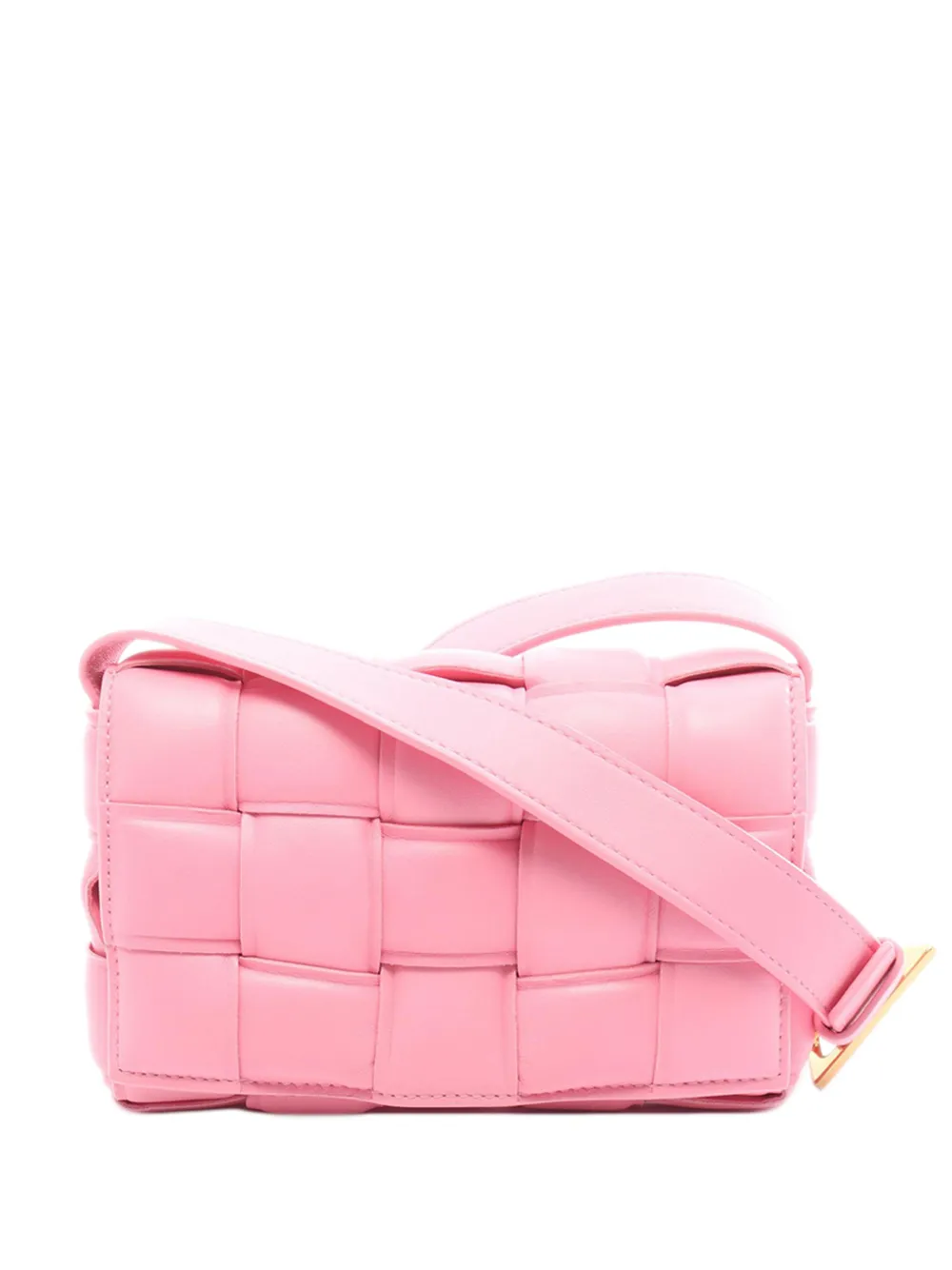 Bottega Veneta Pre-Owned 2012-2026 Nappa Intrecciato Padded Cassette crossbody bag - Rosa