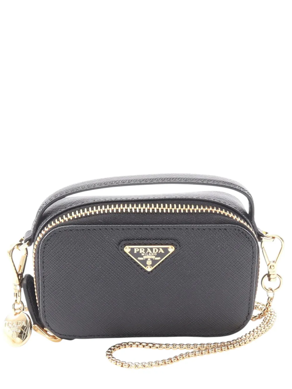 Prada Pre-Owned 2013-2026 Saffiano Chain satchel - Nero