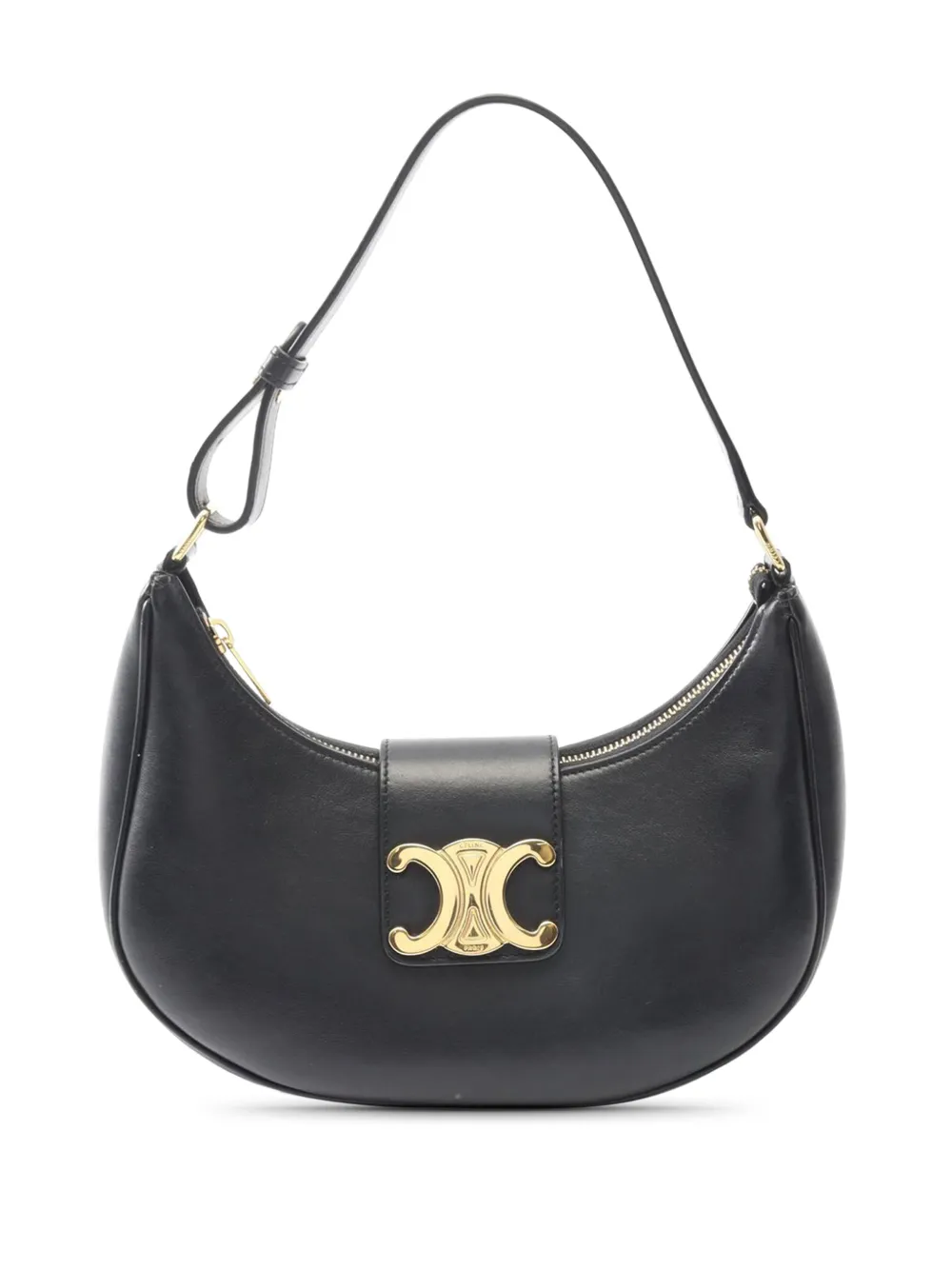 Celine Pre-Owned 2021-2026 Medium Triomphe Ava shoulder bag - Nero