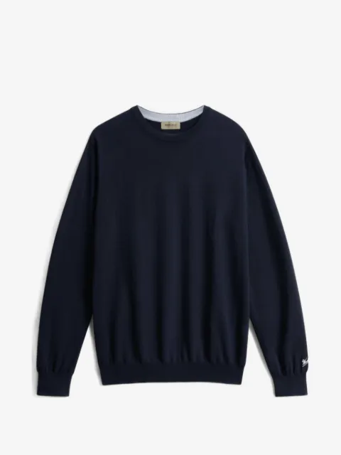 Woolrich suéter de algodón con logo