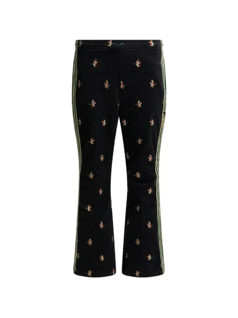KAPITAL striped embroidered trousers