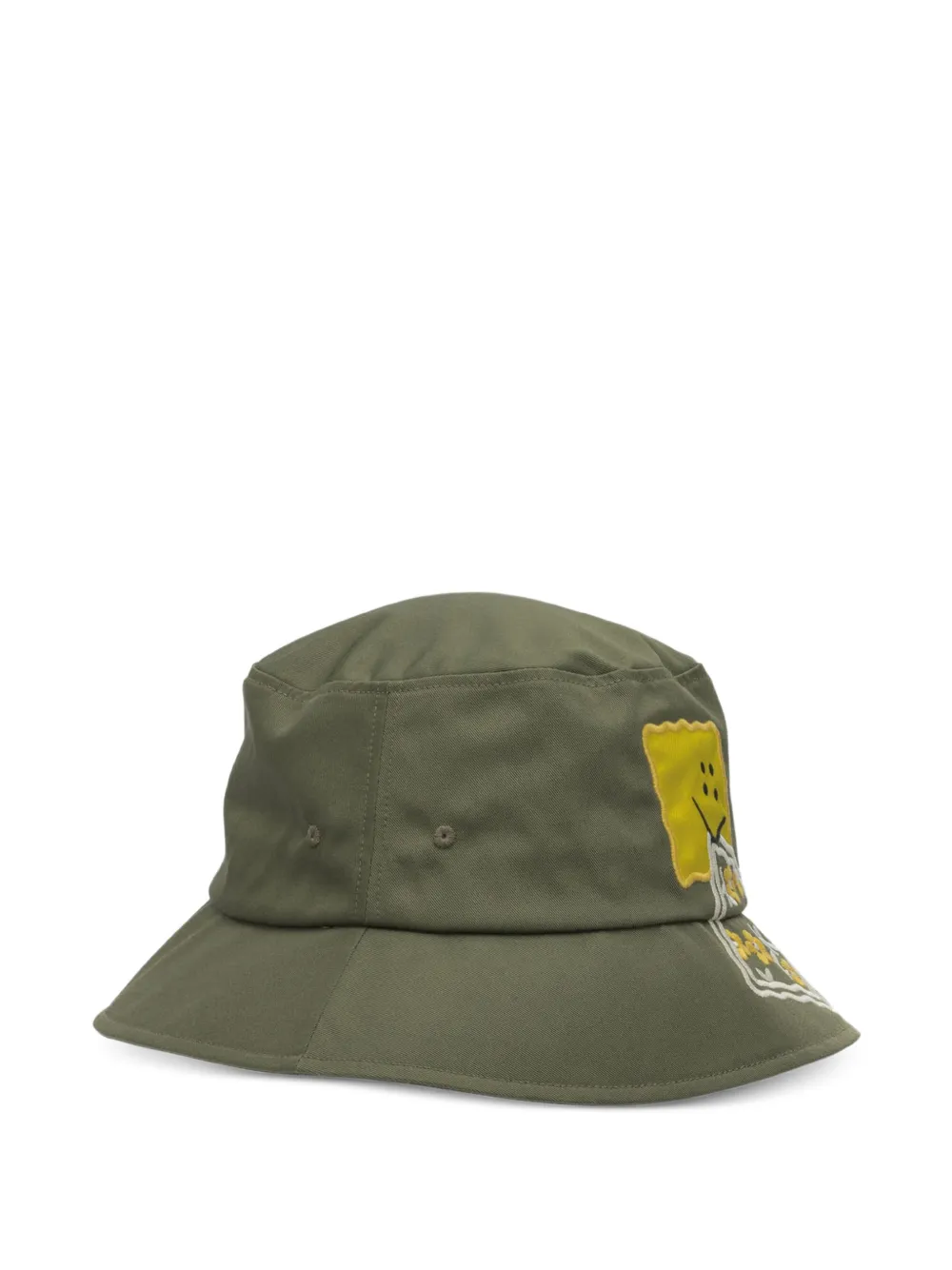  Kapital Flower-embroidered Hat - Green 