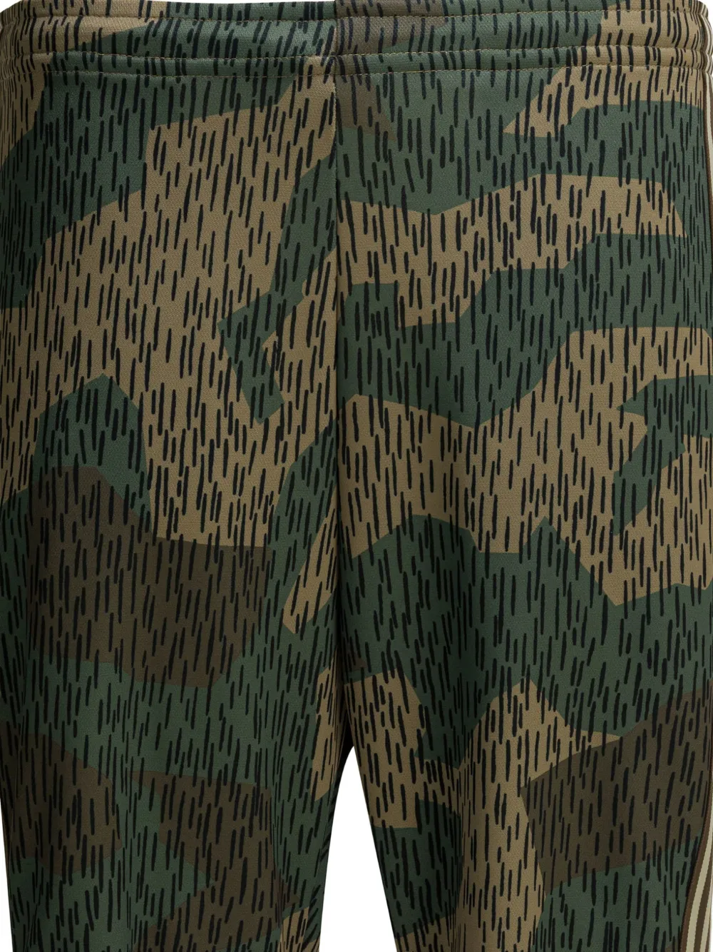 KAPITAL Broek met camouflageprint Groen