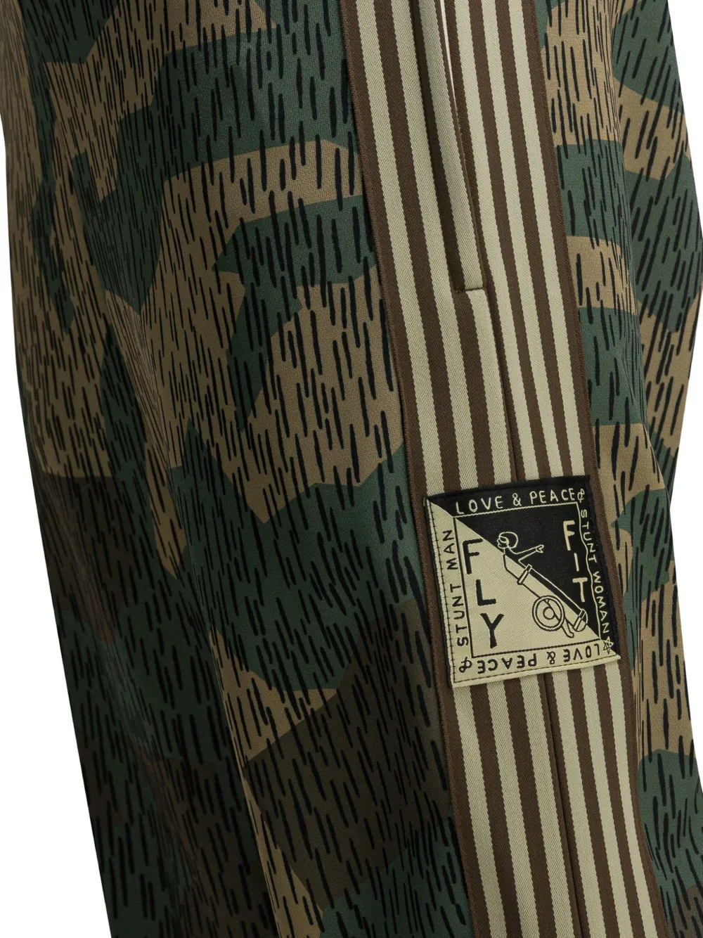  Kapital Camouflage-pattern Trousers - Green 