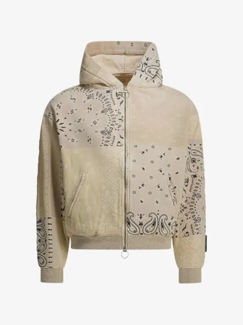 KAPITAL chamarra bomber con motivo de bandana