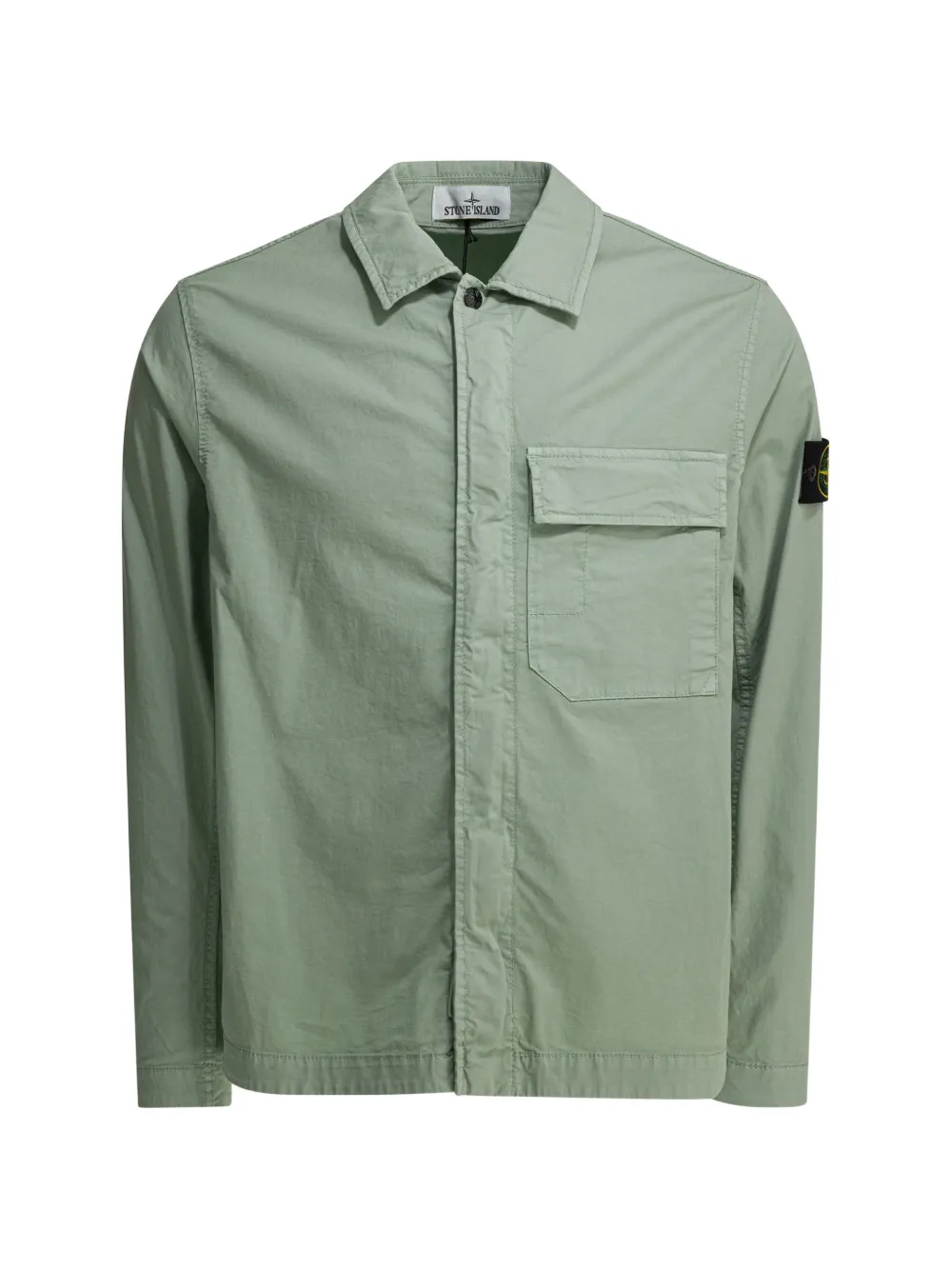 Stone Island patch pocket overshirt - Verde