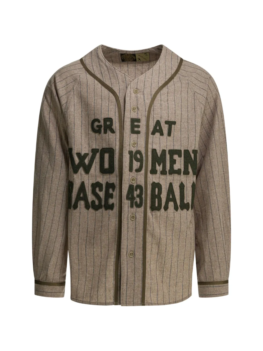 KAPITAL appliqué striped jacket - Toni neutri