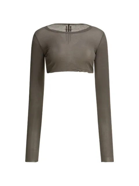 Rick Owens Langärmeliges Cropped-Oberteil