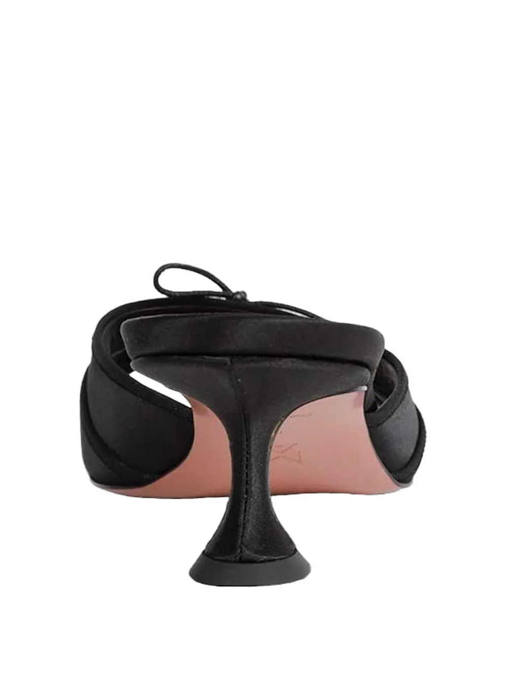 Amina Muaddi Eleonora sandalen met strikdetail Zwart