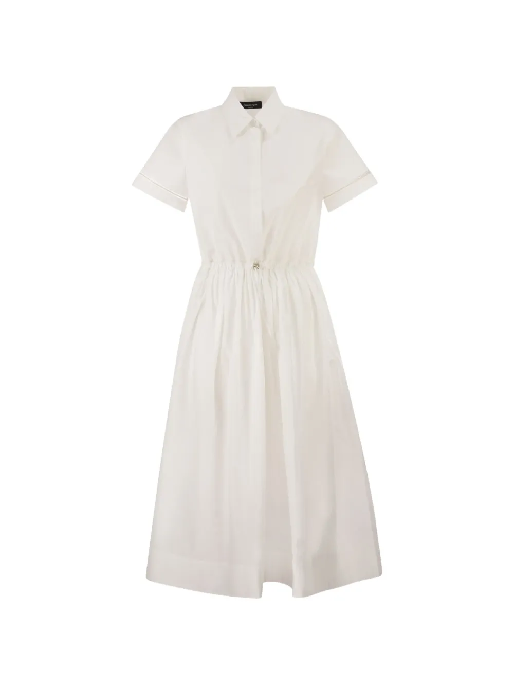 Fabiana Filippi short-sleeved polo dress - Weiß