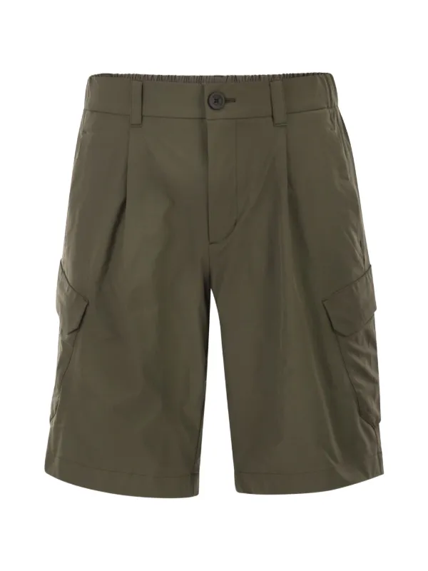 Herno Cargo Shorts in Green