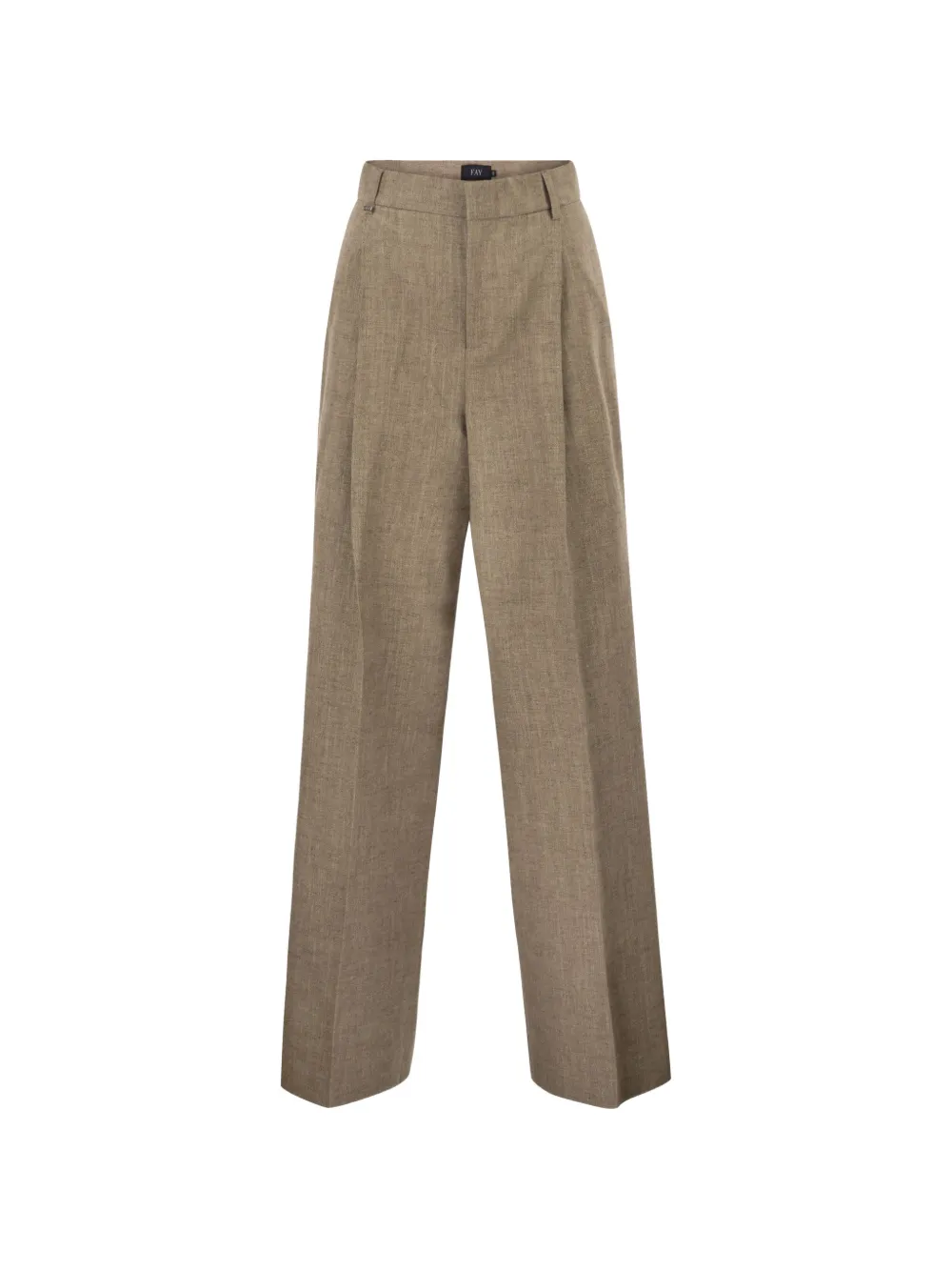 Fay regular-fit pleated trousers - Toni neutri