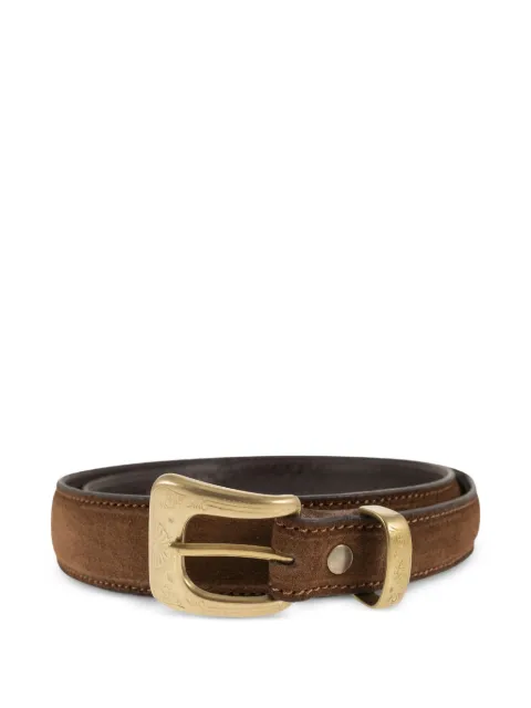 ALBERTO LUTI engraved-detailing buckle belt
