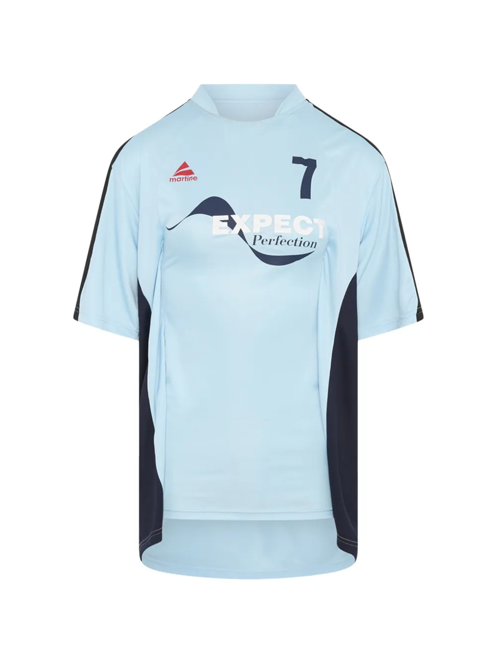 Martine Rose number-print T-shirt - Blu