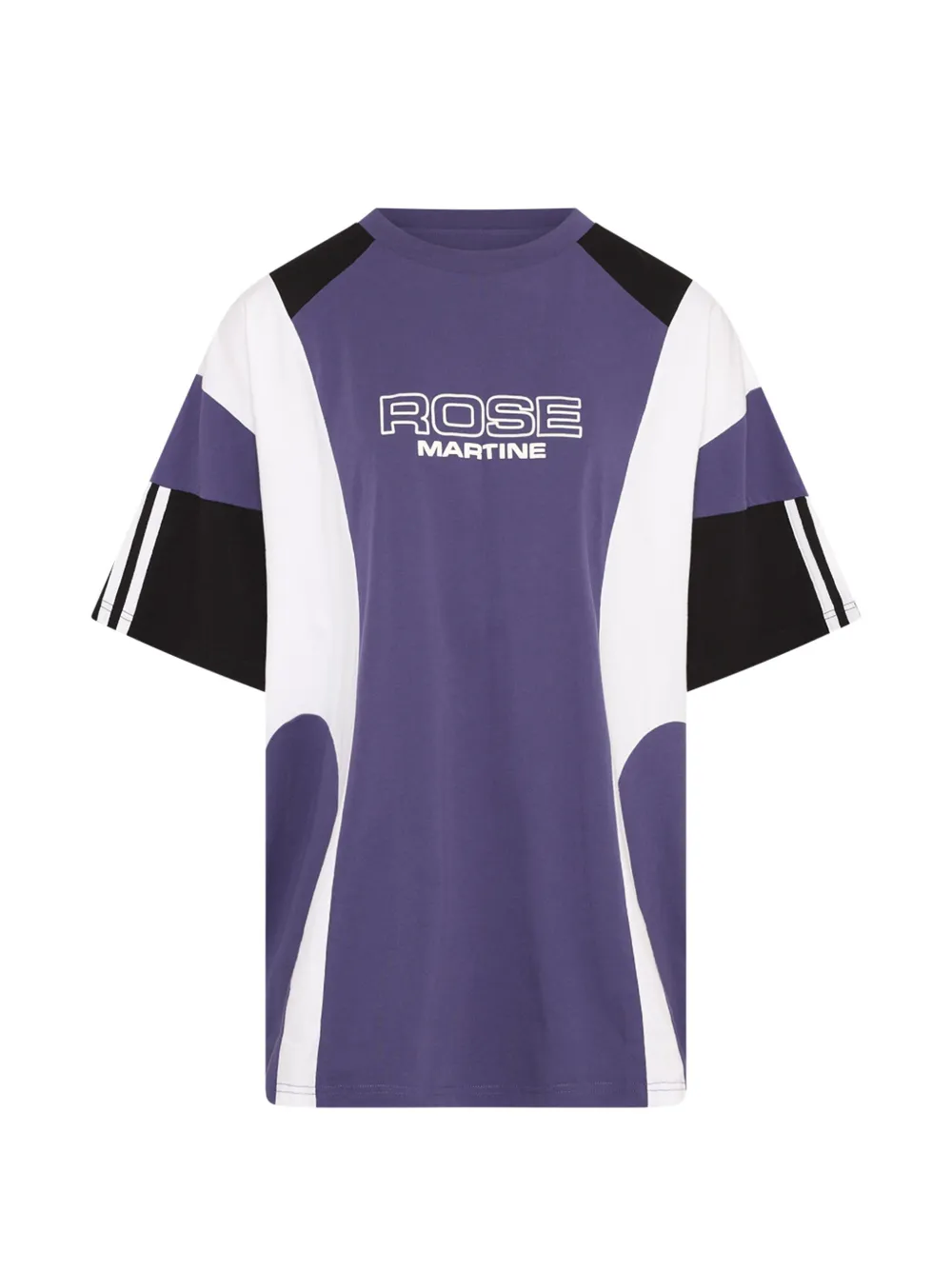 Martine Rose colourblock T-shirt - Viola