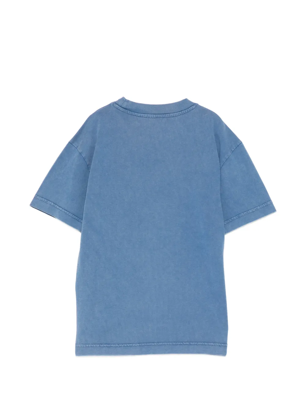 Palm Angels Kids T-shirt met logoprint Blauw