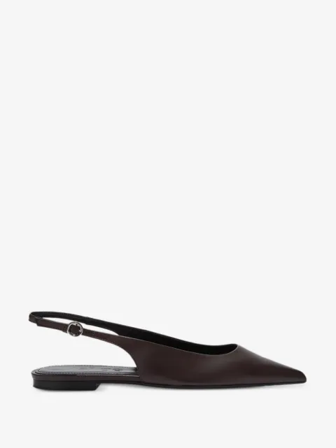 Aeyde Amaya pointed slingback sandals
