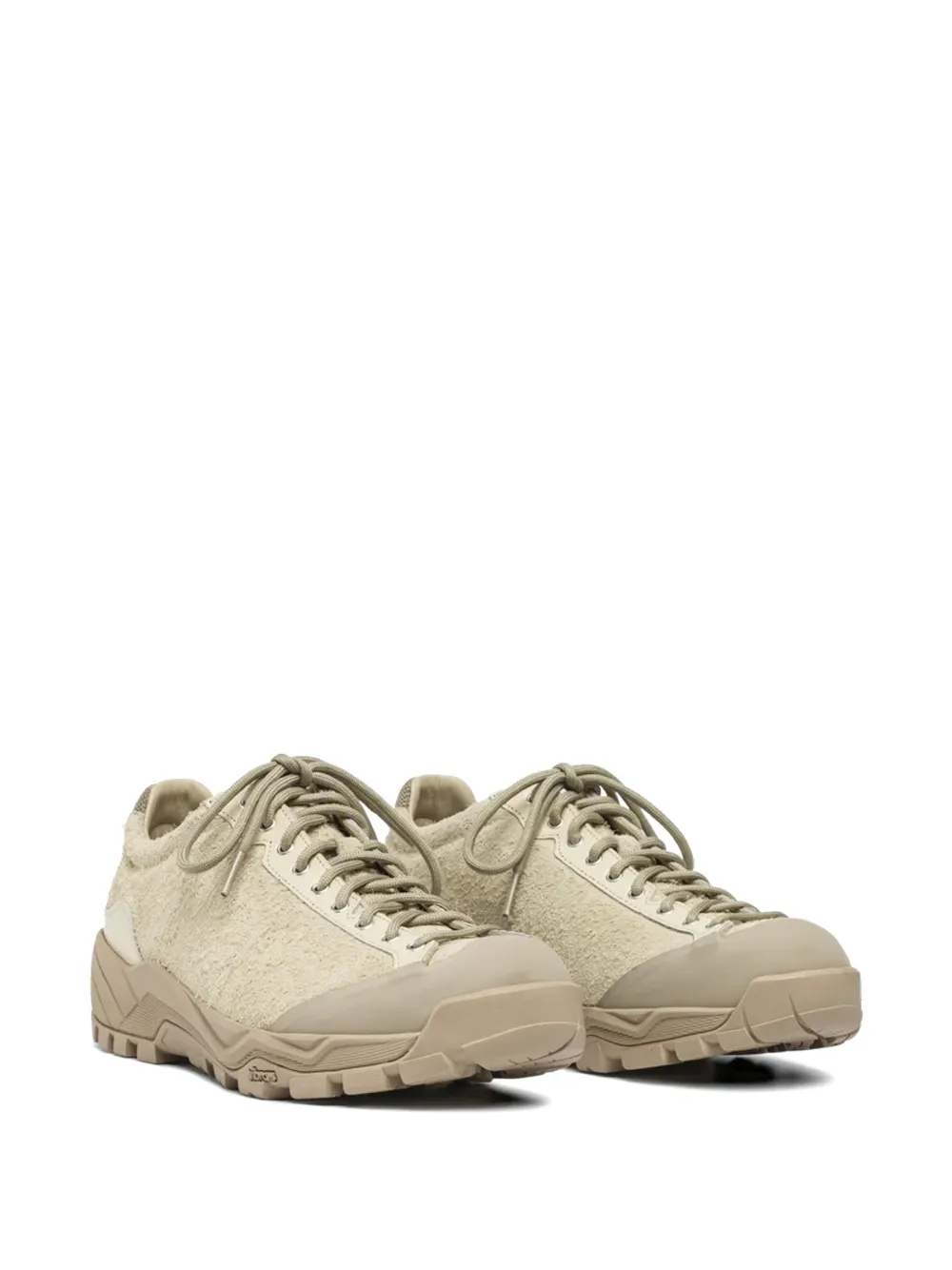 Diemme Movida round-toe suede sneakers Beige
