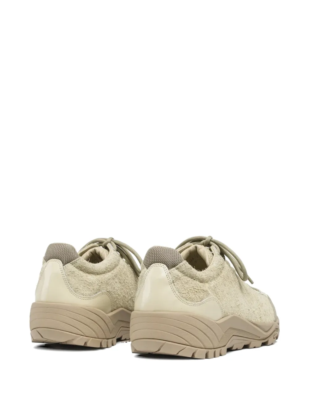 Diemme Movida round-toe suede sneakers Beige
