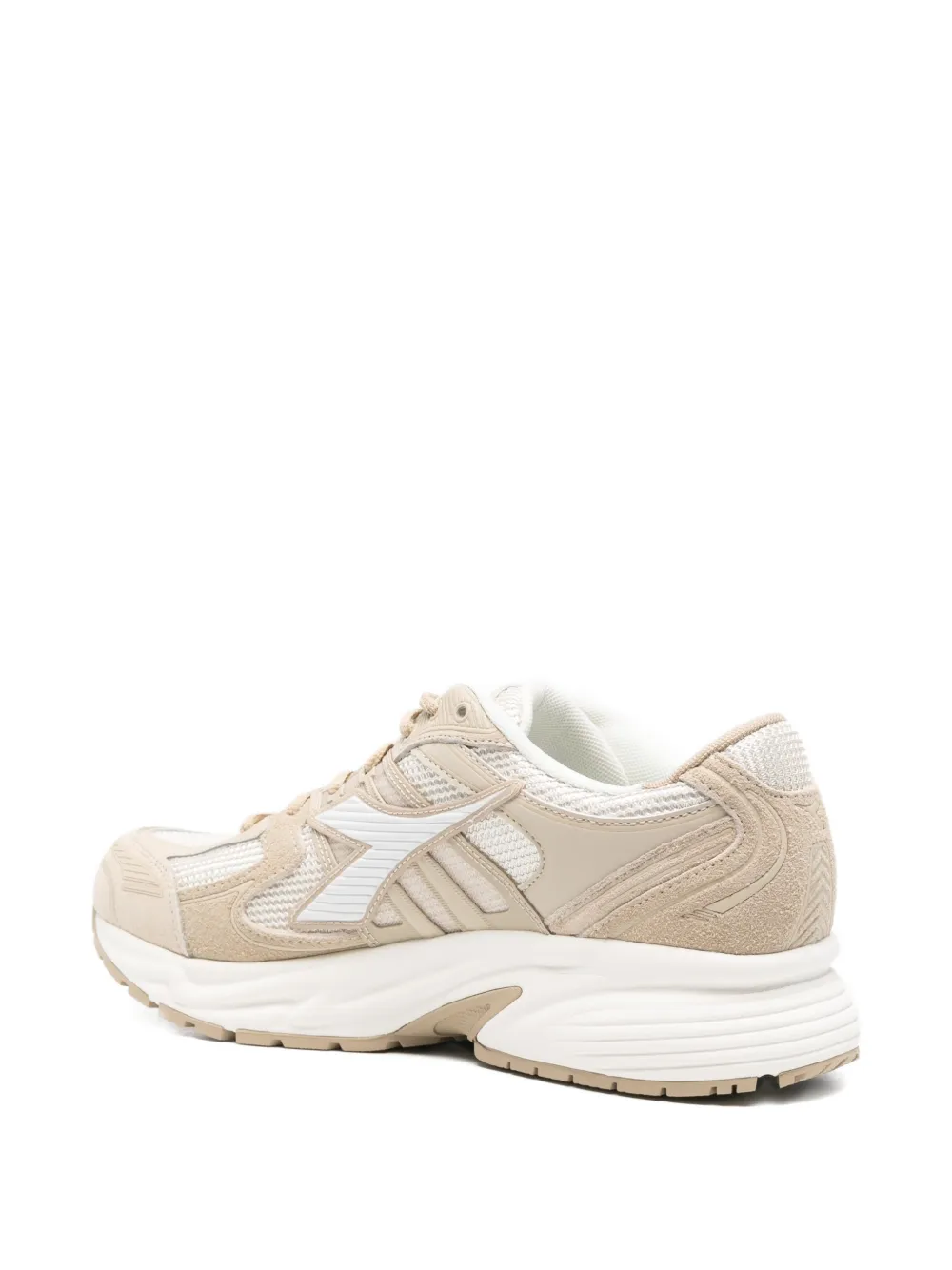 Diadora panelled mesh-detail sneakers Beige