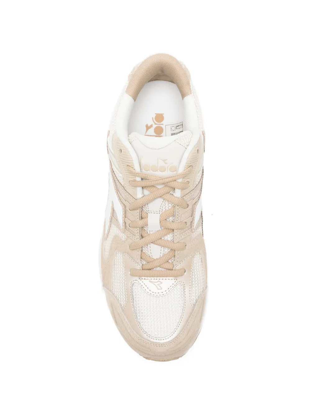 Diadora panelled mesh-detail sneakers Beige