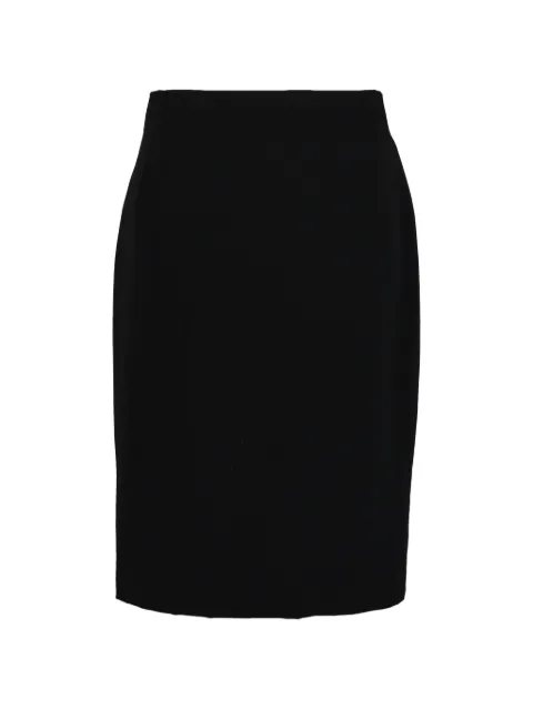 Versace Pre-Owned slit-embellished skirt