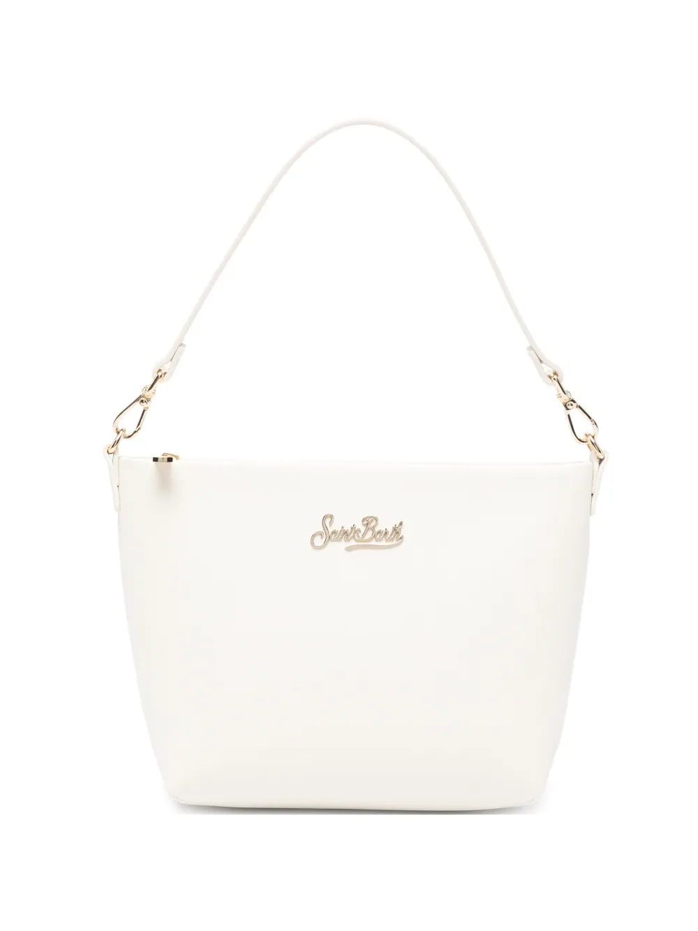 MC2 Saint Barth Aline schoudertas met logoplakkaat Beige