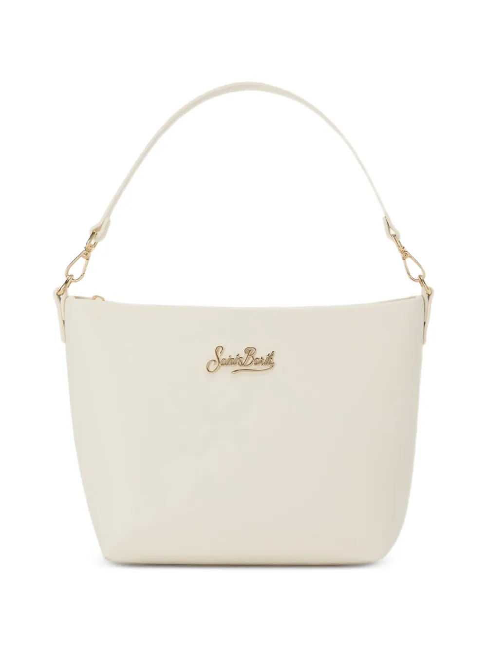 MC2 Saint Barth Aline schoudertas met logoplakkaat Beige