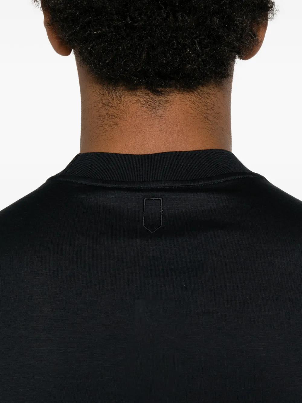 Canali T-shirt met korte mouwen Blauw