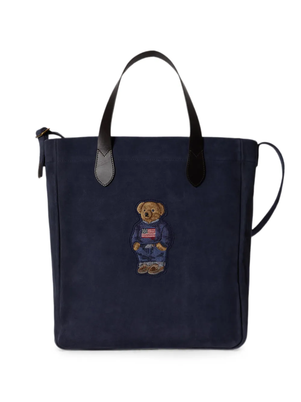 Polo Ralph Lauren Polo Bear suède shopper Blauw