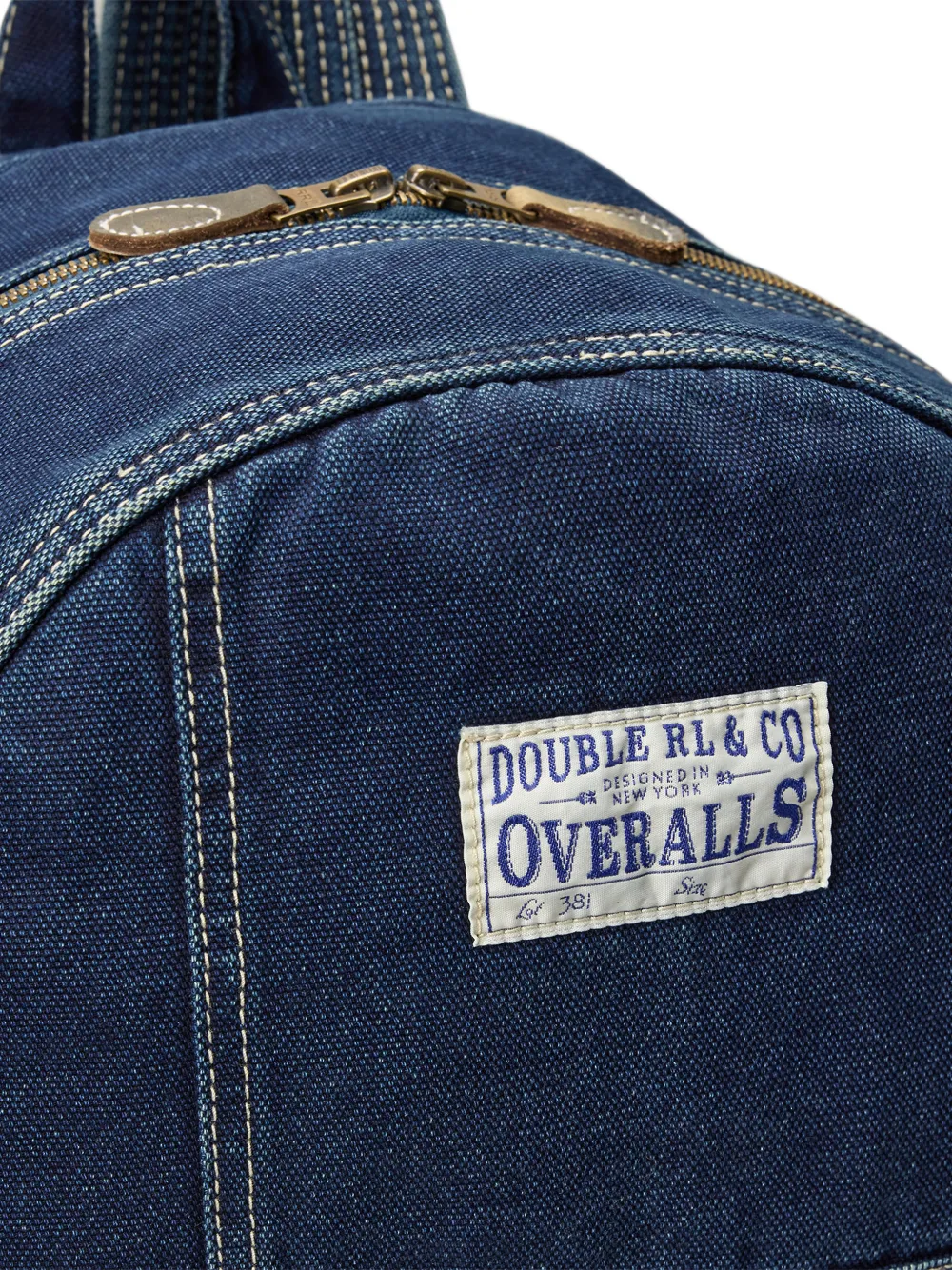 Ralph Lauren RRL Lee rugzak met logopatch Blauw