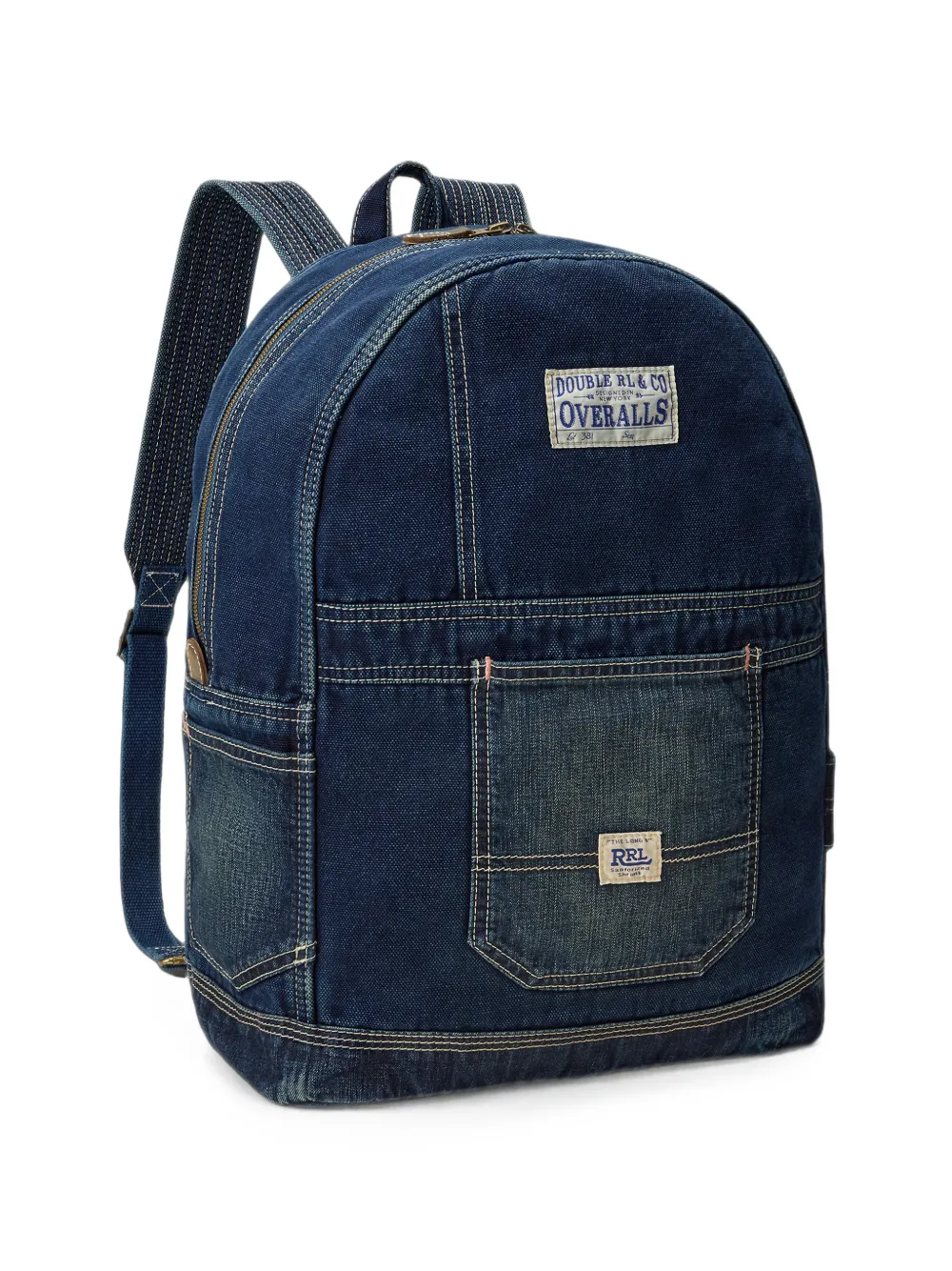 Ralph Lauren RRL Lee rugzak met logopatch Blauw