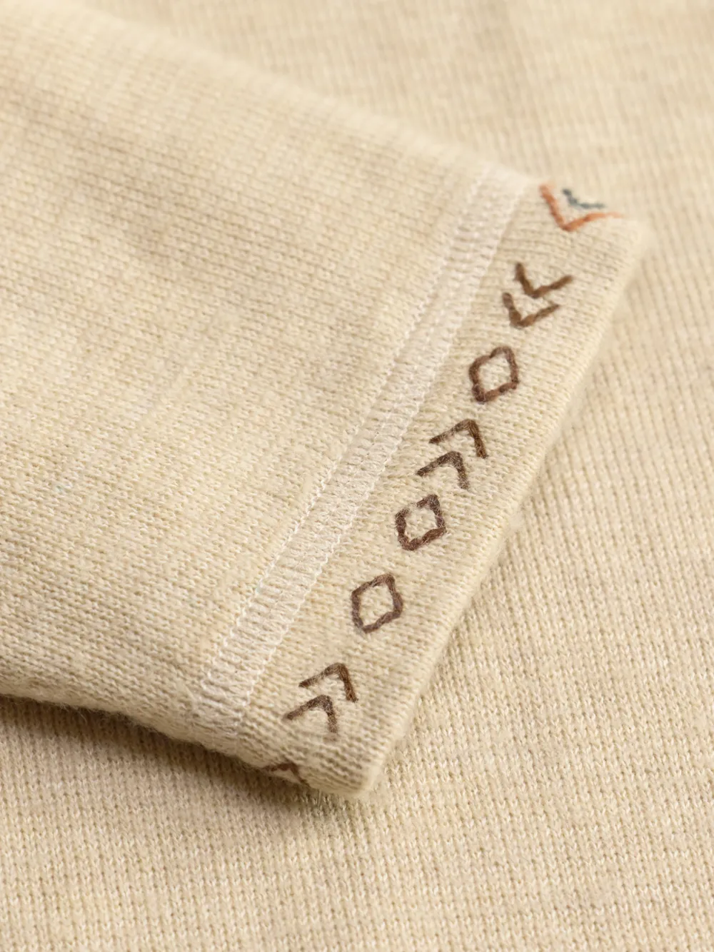 Ralph Lauren RRL T-shirt met borduurwerk Beige
