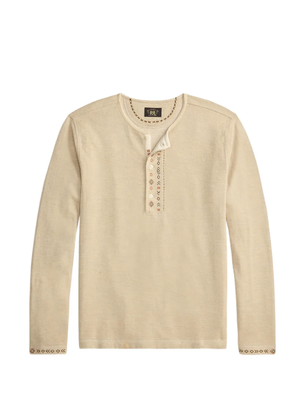 Ralph Lauren RRL embroidered T-shirt | Neutrals | Image 1