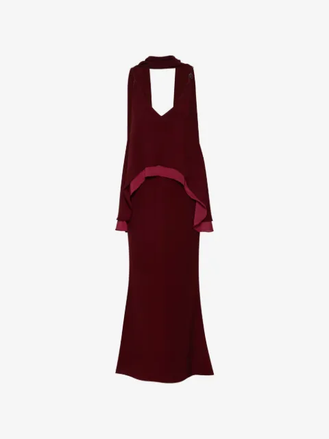 Baobab Danielle V-neck open-back maxi dress