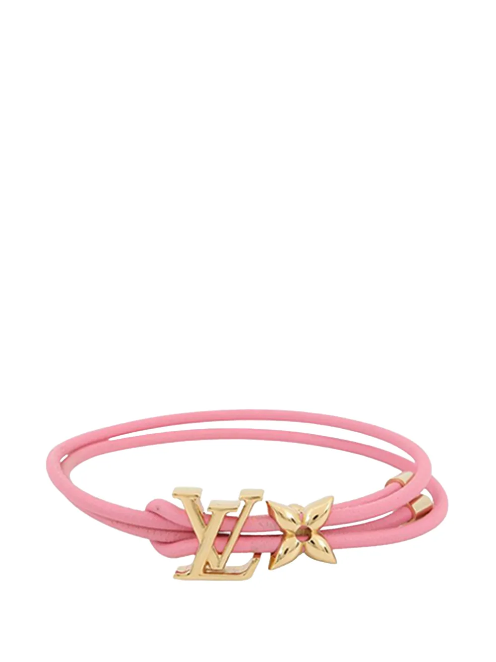 Louis Vuitton Pre-Owned 2026 Leather LV Bloom Bracelet costume bracelet - Rosa
