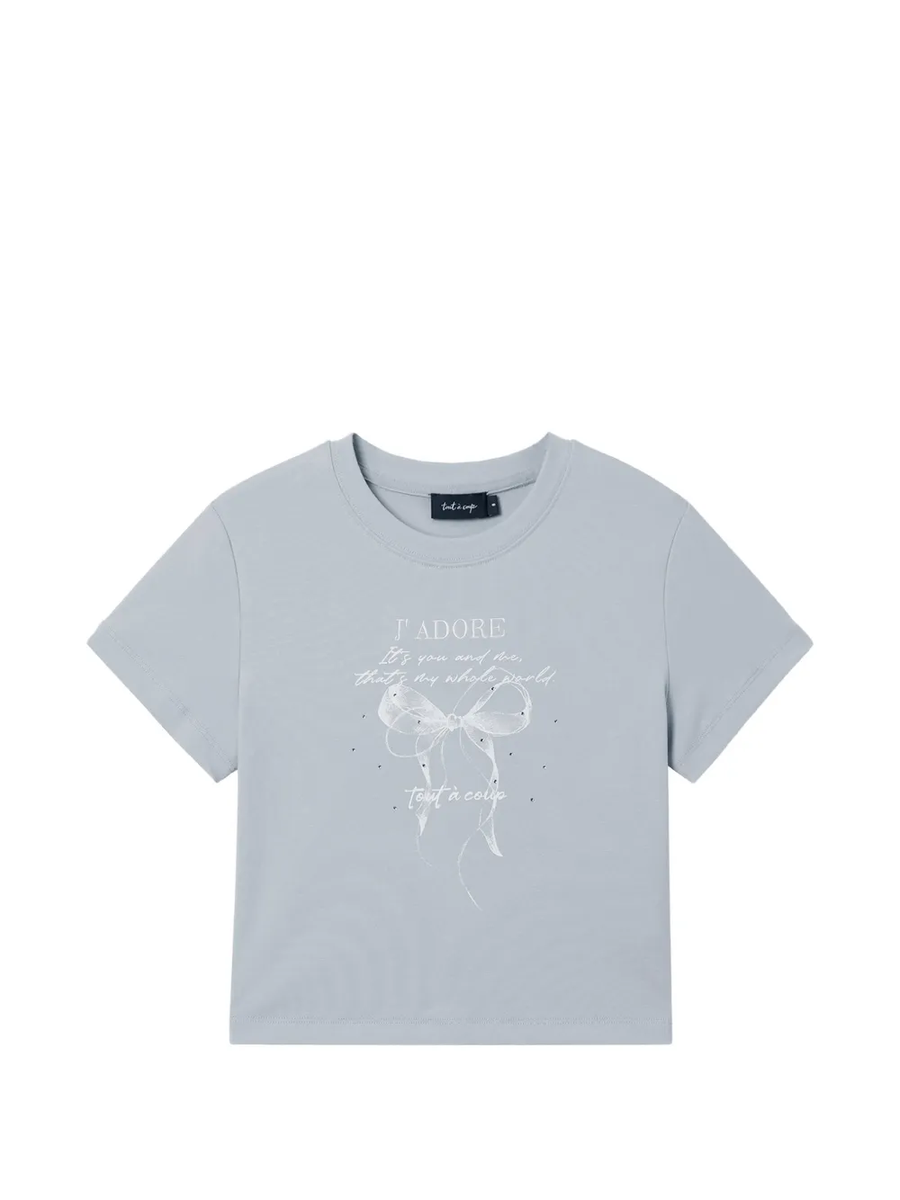 tout a coup short-sleeve T-shirt - Blu