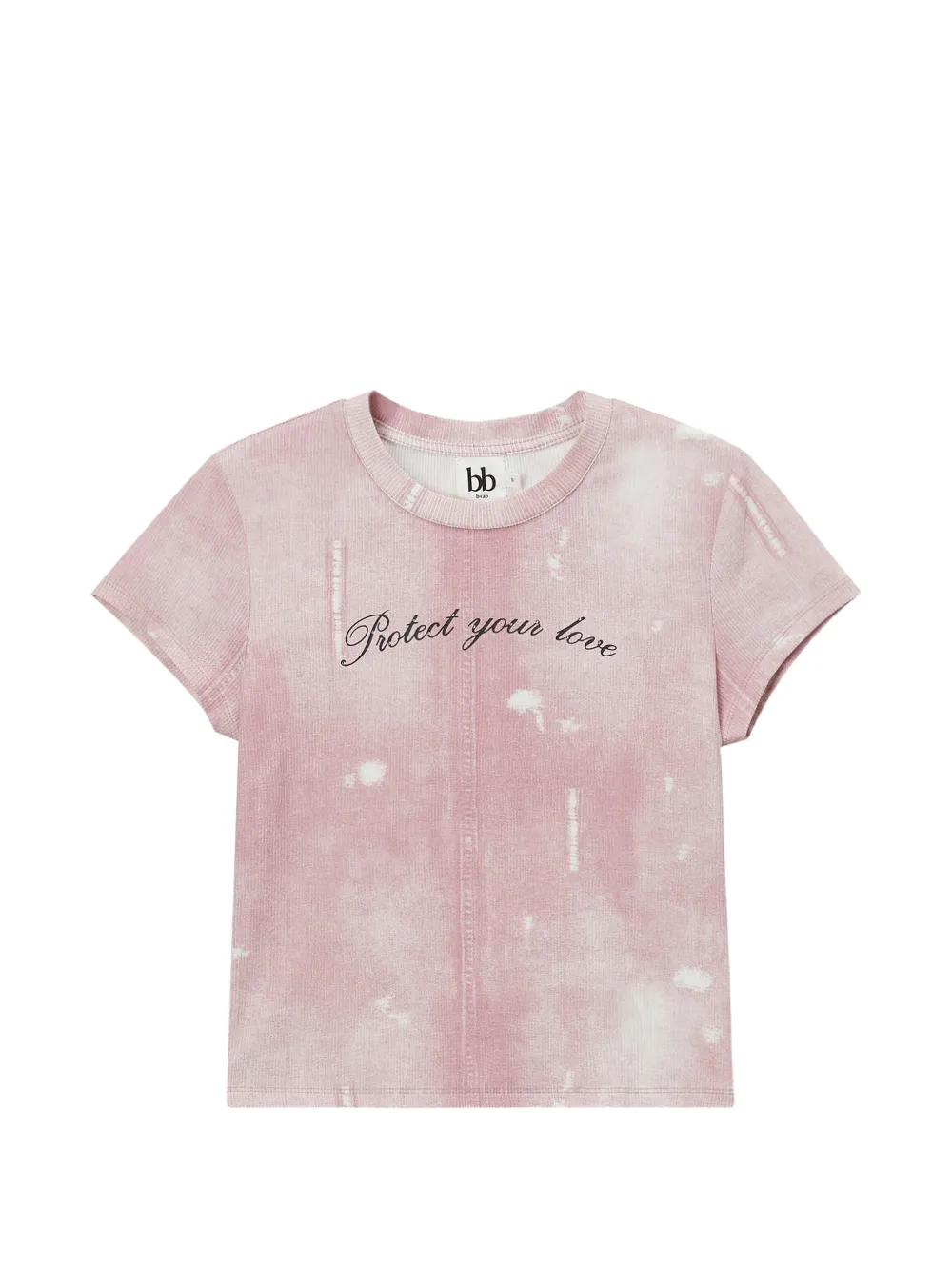 b+ab graphic-print T-shirt - Rosa